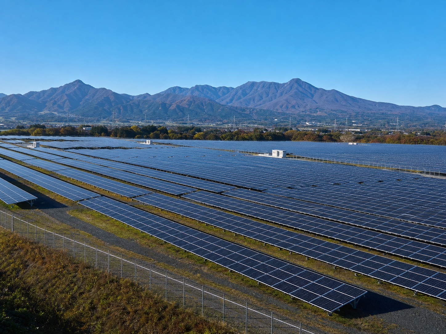 産業用メガソーラー発電所